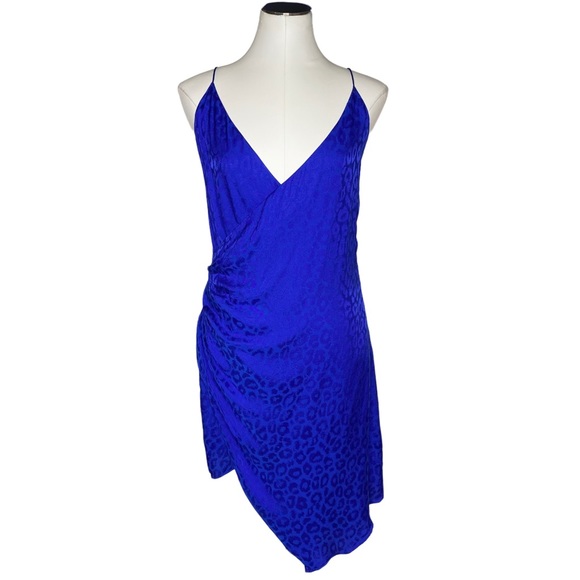 Cushnie × Target Leopard Print Faux Wrap Slip Dress - Picture 3 of 11